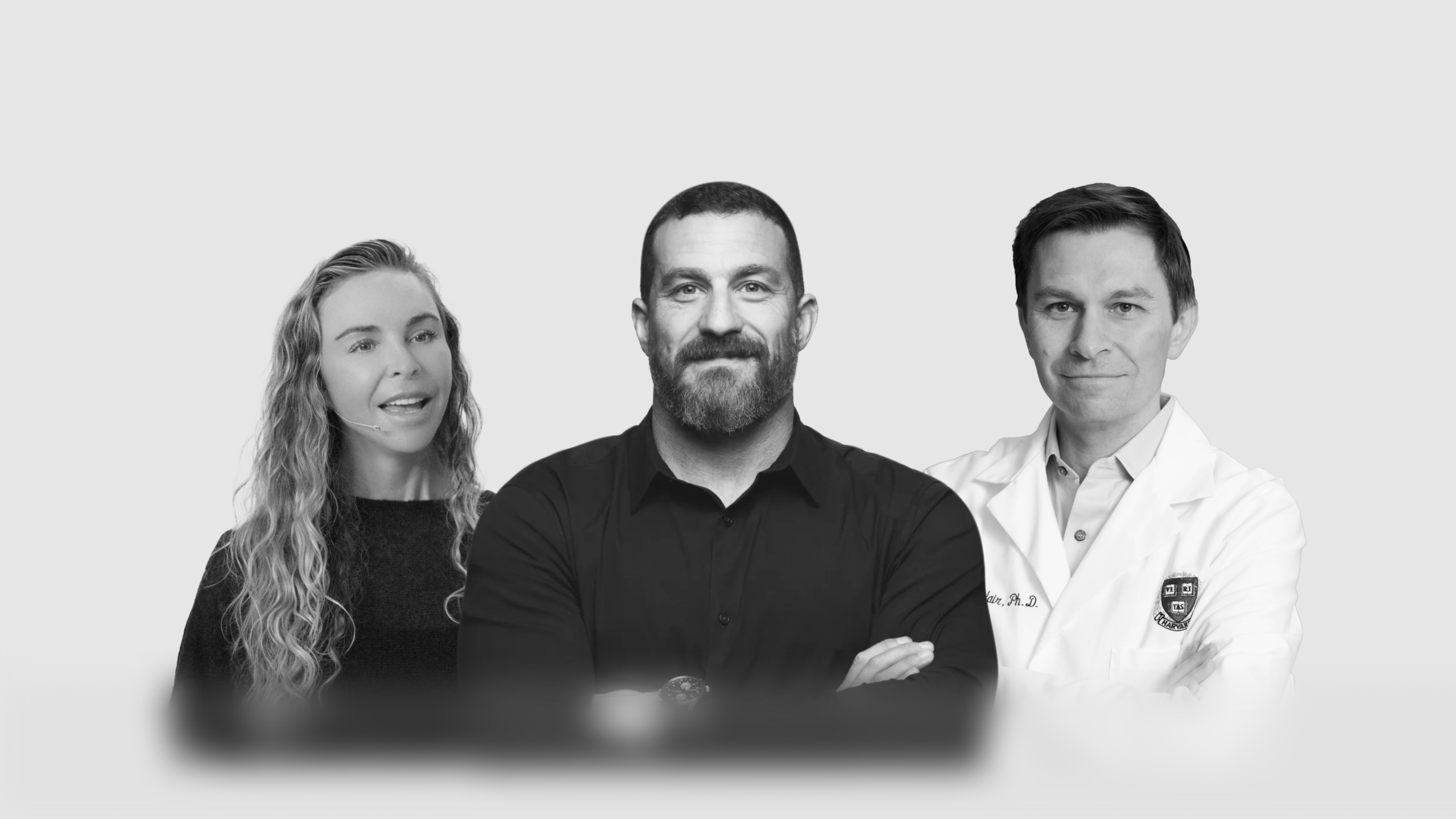 Shauna Shapiro, Andrew Hubermann and David Sinclair for Red Light Therapy